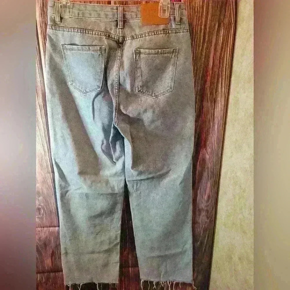 Princess Polly wide leg frayed bottom sz 2 woman's - Picture 3 of 4